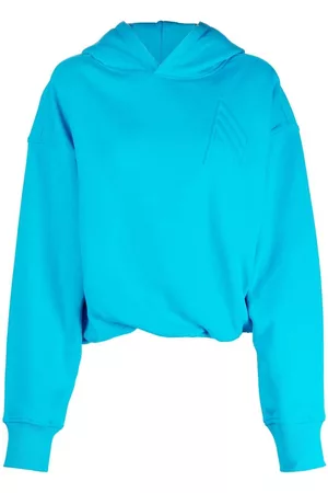The Attico Hoodie con logo en relieve