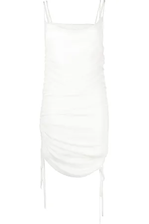 DION LEE Vestido corto drapeado