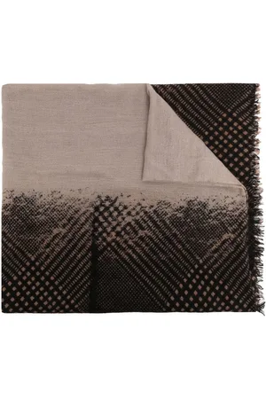 Faliero Sarti Mascada con motivo de cuadros en jacquard