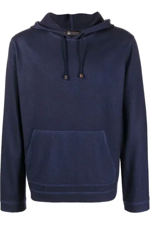 COLOMBO Hoodie de cachemira manga larga