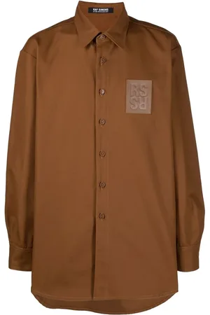 RAF SIMONS Camisa con parche del logo