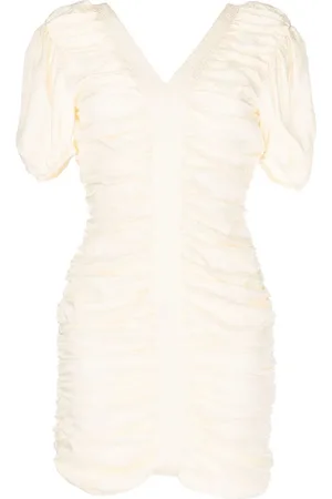 pushBUTTON Vestido corto fruncido