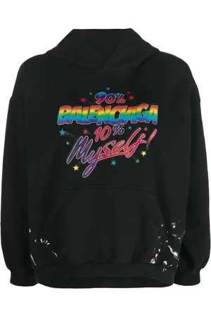 Balenciaga Hoodie con eslogan 90/10