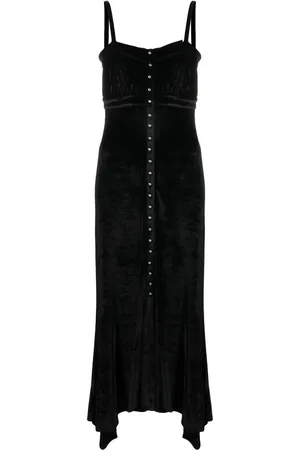 Paco rabanne Vestido midi asimétrico
