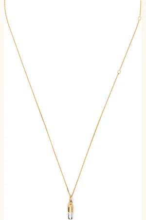 TRUE ROCKS Collar con dije de pastilla