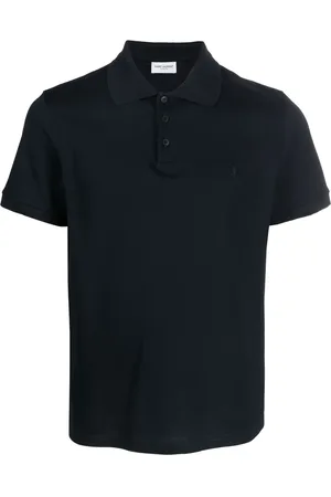 Saint Laurent Playera tipo polo manga corta