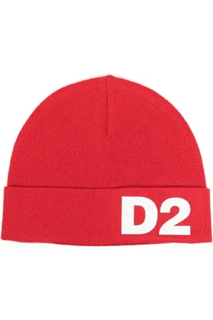 Dsquared2 Gorro tejida con logo estampado