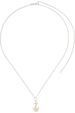 TRUE ROCKS Collar con dije de ancla