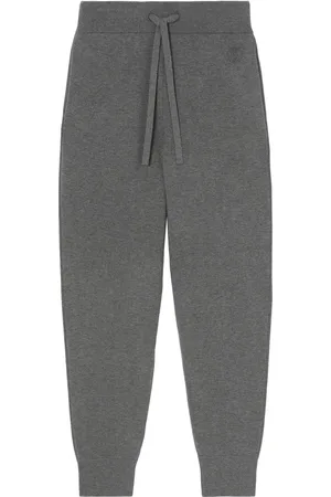 Burberry Pants con monograma bordado