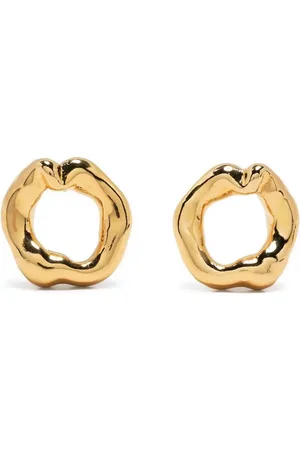 Vann Jewelry Aretes con diseño circular