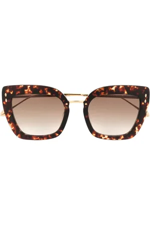Isabel Marant Lentes de sol con armazón en forma de mariposa