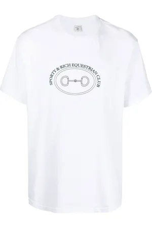 Sporty & Rich Playera con logo estampado