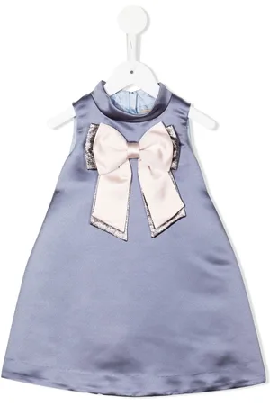 HUCKLEBONES LONDON Vestido recto con detalle de moño