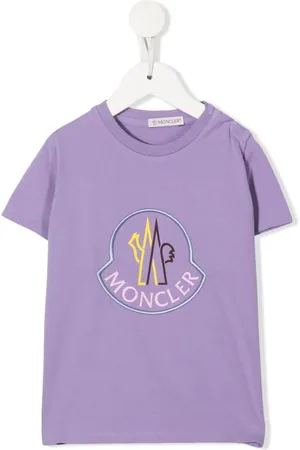 Moncler Playera con logo estampado y cuello redondo