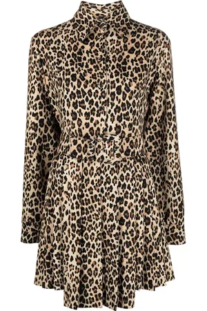 ERMANNO SCERVINO Vestido corto con estampado de leopardo