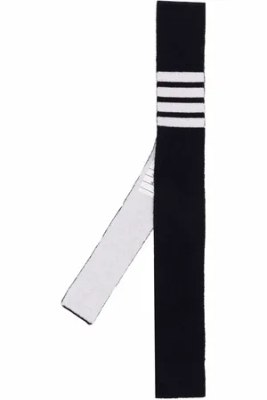 Thom Browne Corbata tejido con motivo 4-Bar