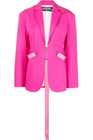Jacquemus Blazer con detalle de tira y cierre
