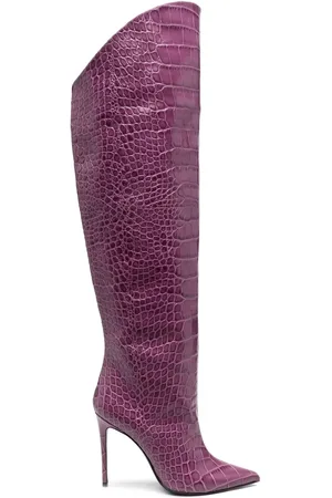Giuliano Galiano Botas con efecto de piel de cocodrilo y tacón de 110mm