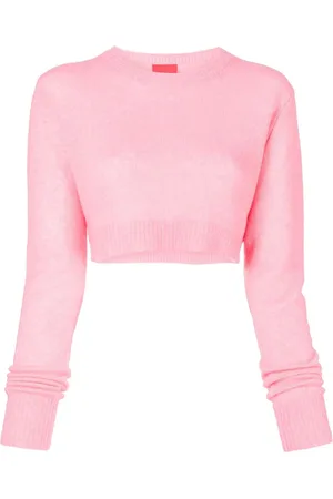 Cashmere In Love Suéter corto con ribete de canalé