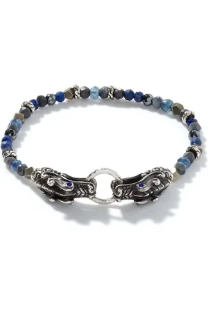 John Hardy Pulsera de cuentas Legends Naga con zafiro