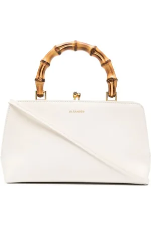 Jil Sander Tote con asa de bambú