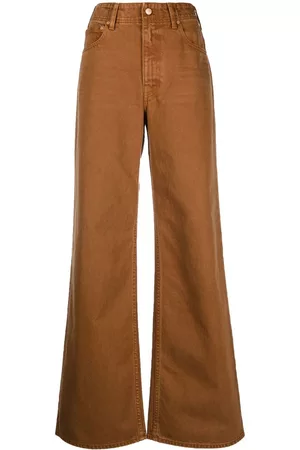 ULLA JOHNSON Jeans anchos con tiro alto