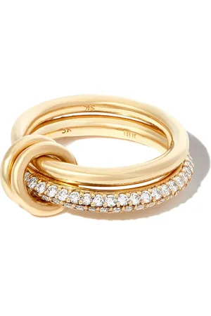 SPINELLI KILCOLLIN Anillo Virgo 2 en oro amarillo de 18kt con diamantes