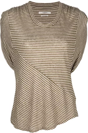 Marant Etoile Playera Kottyni a rayas