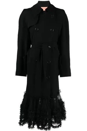Viktor & Rolf Gabardina Fancy con dobladillo de volantes