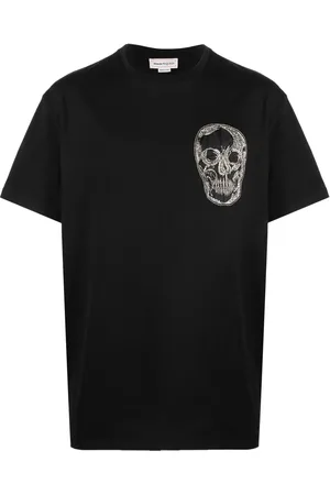 Alexander McQueen Playera con motivo Skull