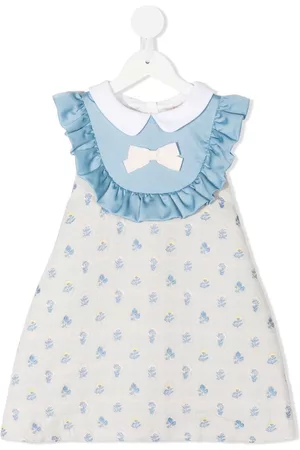 HUCKLEBONES LONDON Vestido recto con volantes