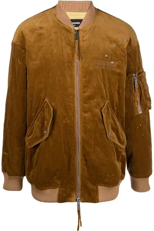 Dsquared2 Chamarra bomber con logo bordado