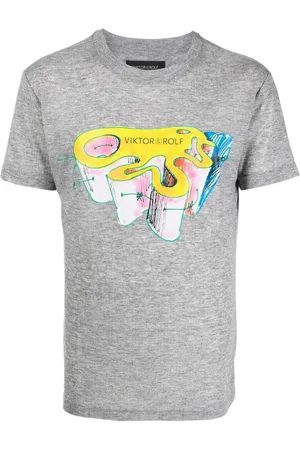 Viktor & Rolf Playera con logo estampado