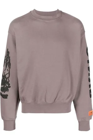 Heron Preston Sudadera con motivo Skull