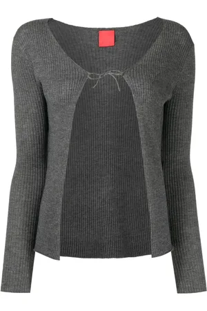 Cashmere In Love Cárdigan tejido de canalé Lizzie