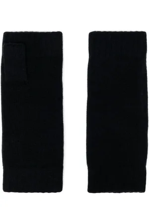 N.PEAL Guantes con ribete de canalé