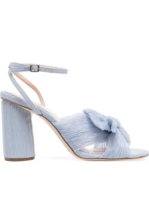 Loeffler Randall Sandalias plisada con tacón de 90mm