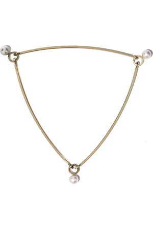 SOPHIE BILLE BRAHE Pulsera La Pyramide en oro amarillo de 14kt con perlas