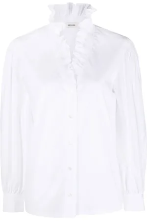 Sandro Camisa con volantes en el cuello