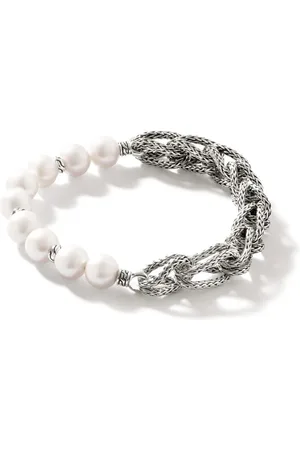 John Hardy Pulsera Asli Link con perla de agua dulce y 10.5mm
