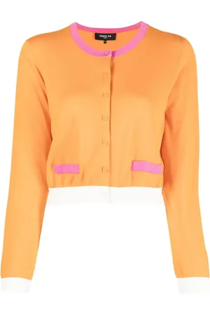 Paule Ka Cárdigan con diseño color block