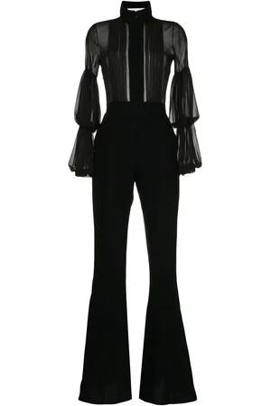 Saiid Kobeisy Jumpsuit con mangas drapeadas