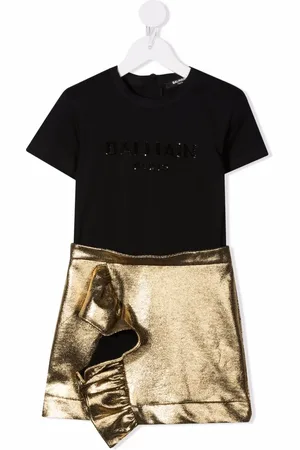 Balmain Vestido con volantes