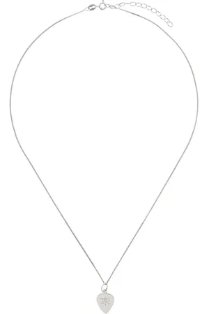 TRUE ROCKS Collar con dije del logo grabado
