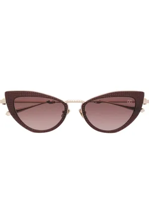 VALENTINO GARAVANI Lentes de sol Rockstud con armazón cat eye