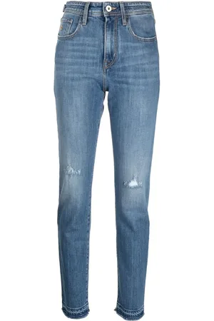 Jacob Cohen Jeans rectos con efecto envejecido