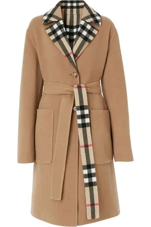 Burberry Abrigo reversible con motivo de cuadro
