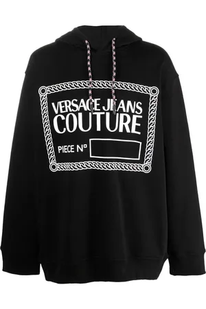 VERSACE Hoodie con logo estampado