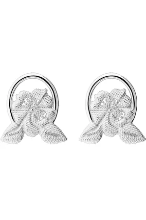TANE México 1942 Aretes Bordados con motivo floral