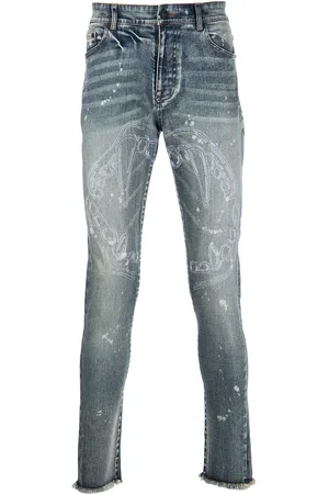 HACULLA Skinny jeans con labios estampados